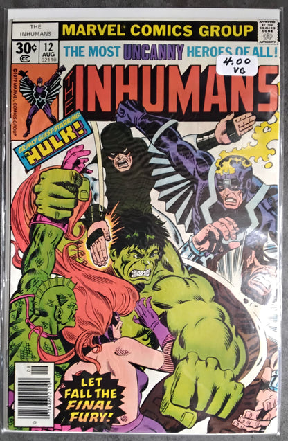 Inhumans Vol 1 #12 Newsstand Edition (VG)