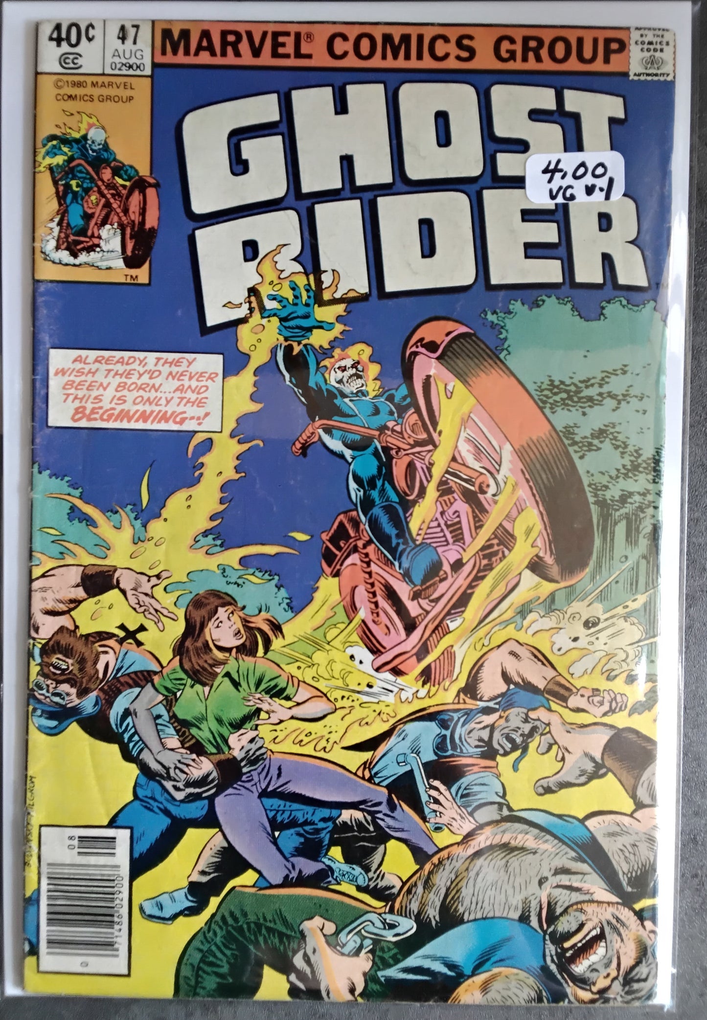 Ghost Rider Vol 1 #47 Newsstand Edition