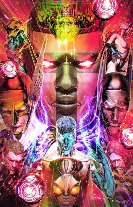 JUSTICE LEAGUE UNLIMITED #16 COVER E JOHN GIANG CARD STOCK VARIANT (DC K.O.)