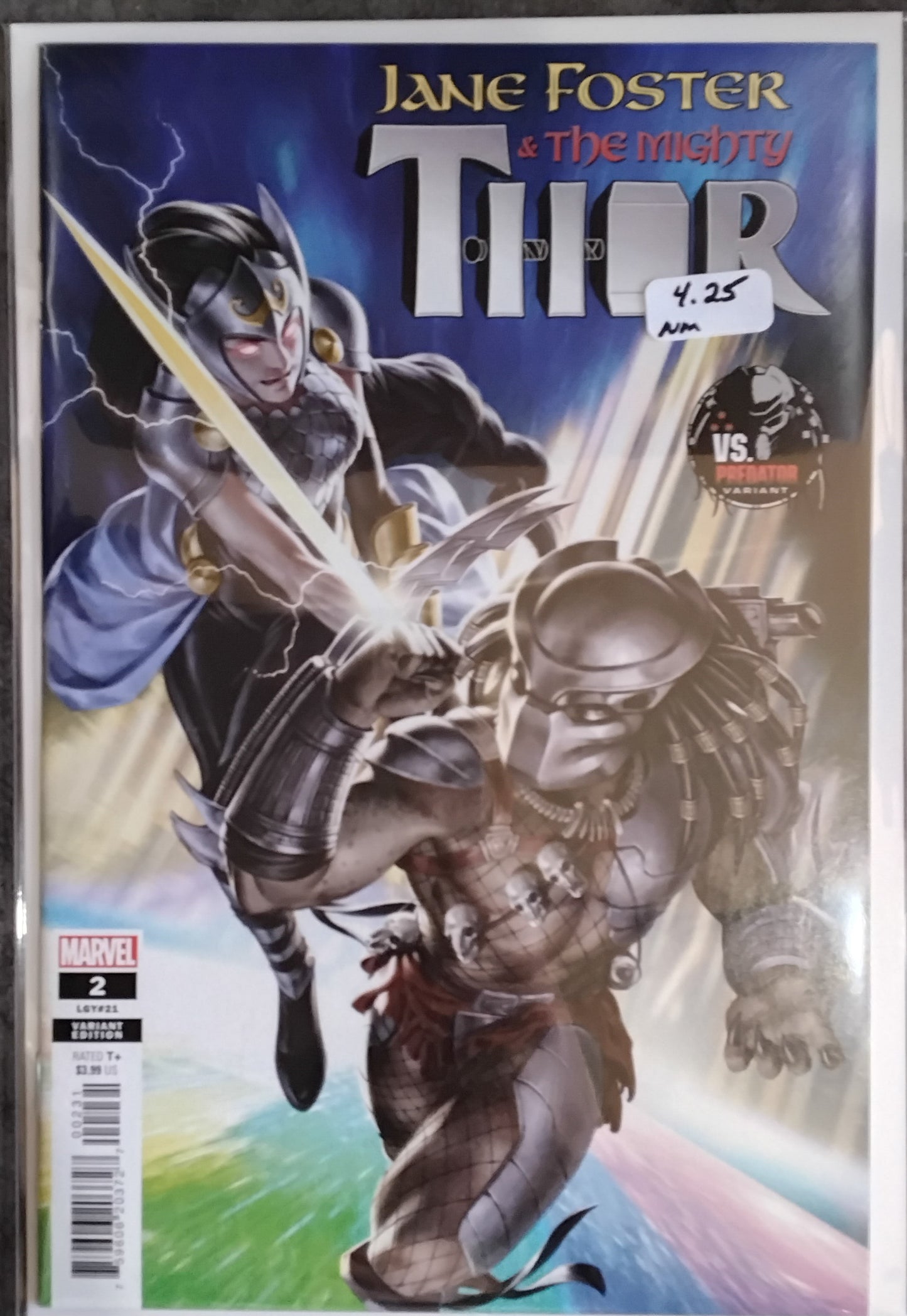 Jane Fostet & The Mighty Thor #2 Jung-Geun Yoon Predator Variant Cover