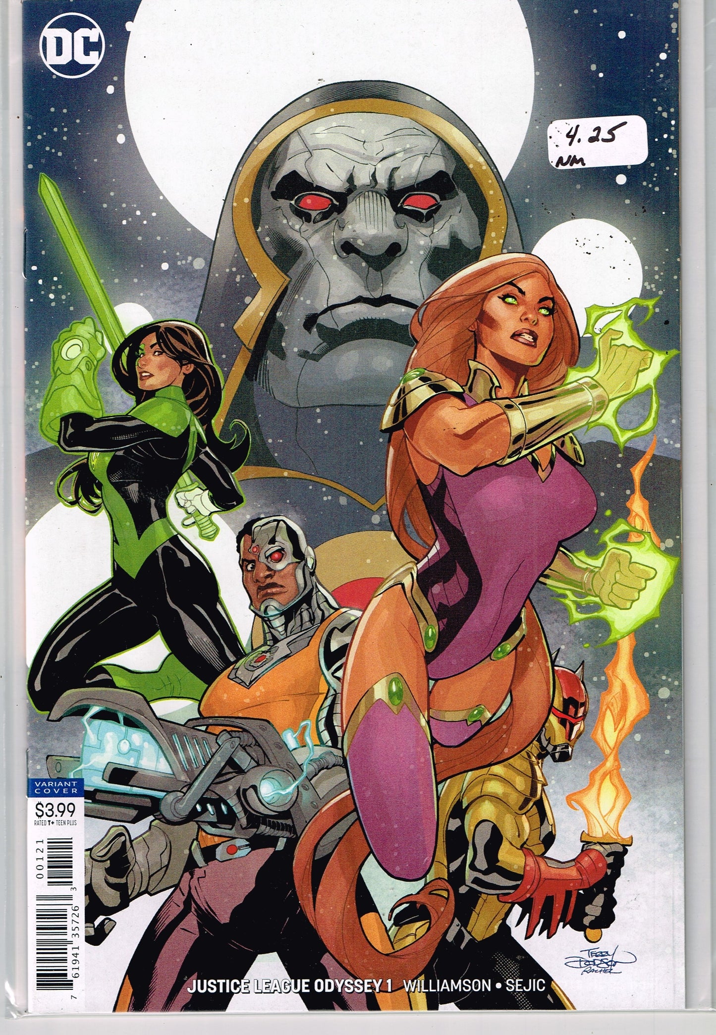 Justice League Odyssey #01 Rachel And Terry Dodson Variant Cover