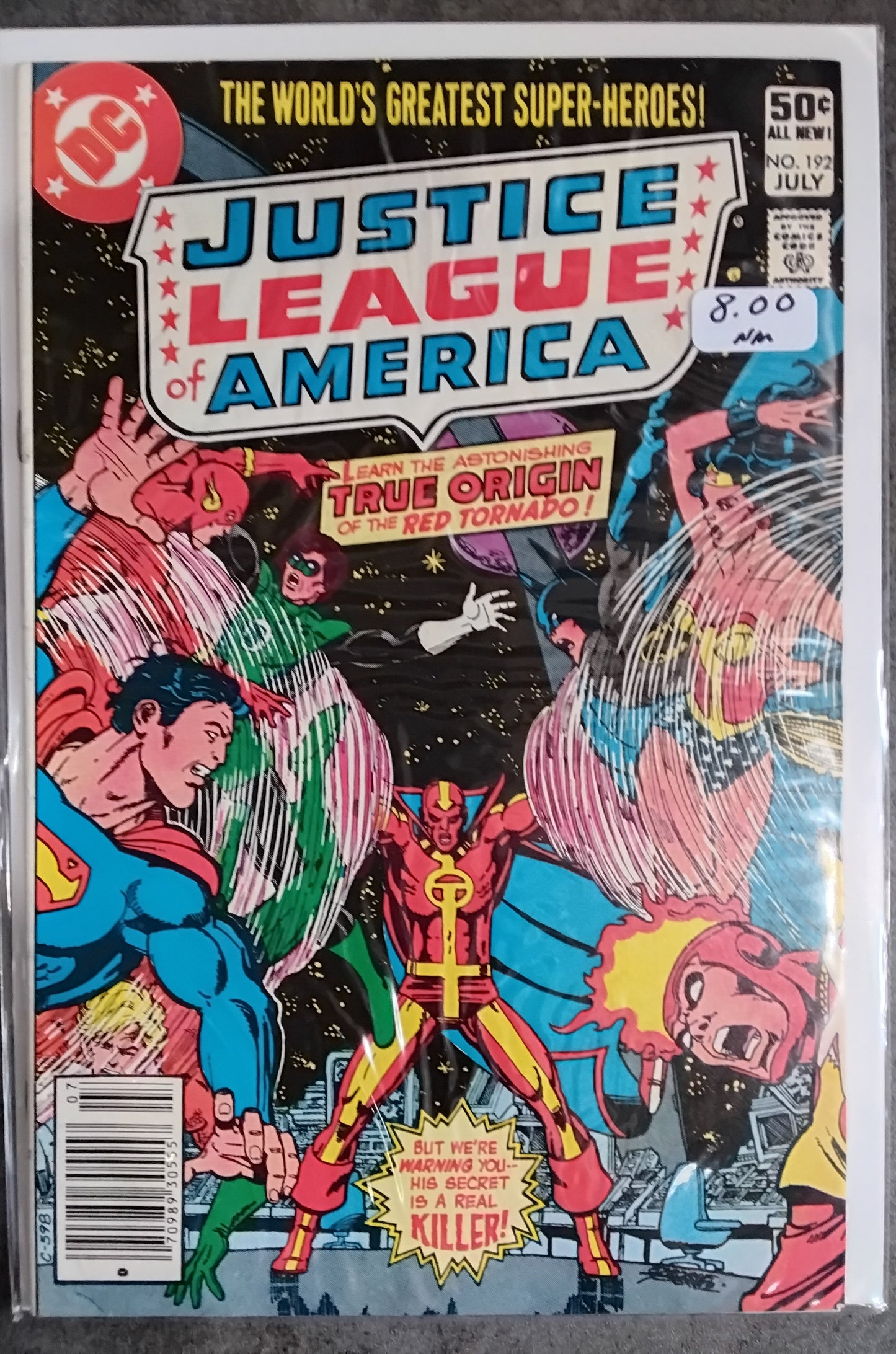 Justice League Of America Vol 1 #192 Newsstand Edition