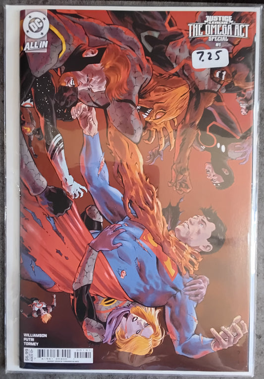 Justice League Omega Act Special #1 Fernando Blanco Card Stock Variant Cover