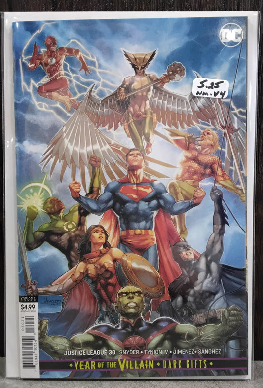 Justice League Vol.4 #30 Jay Anacleto Year Of The Villain Dark Gifts Card Stock Variant Cover
