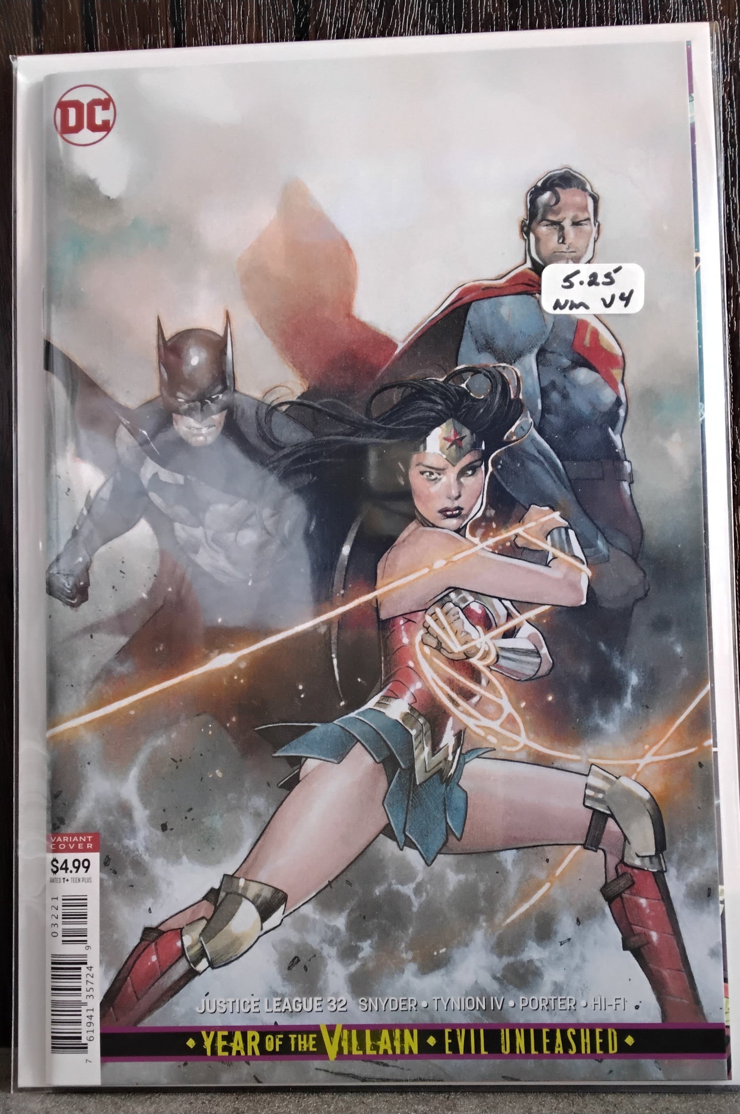 Justice League Vol. 4 #32 Olivier Coipel Card Stock Variant Cover