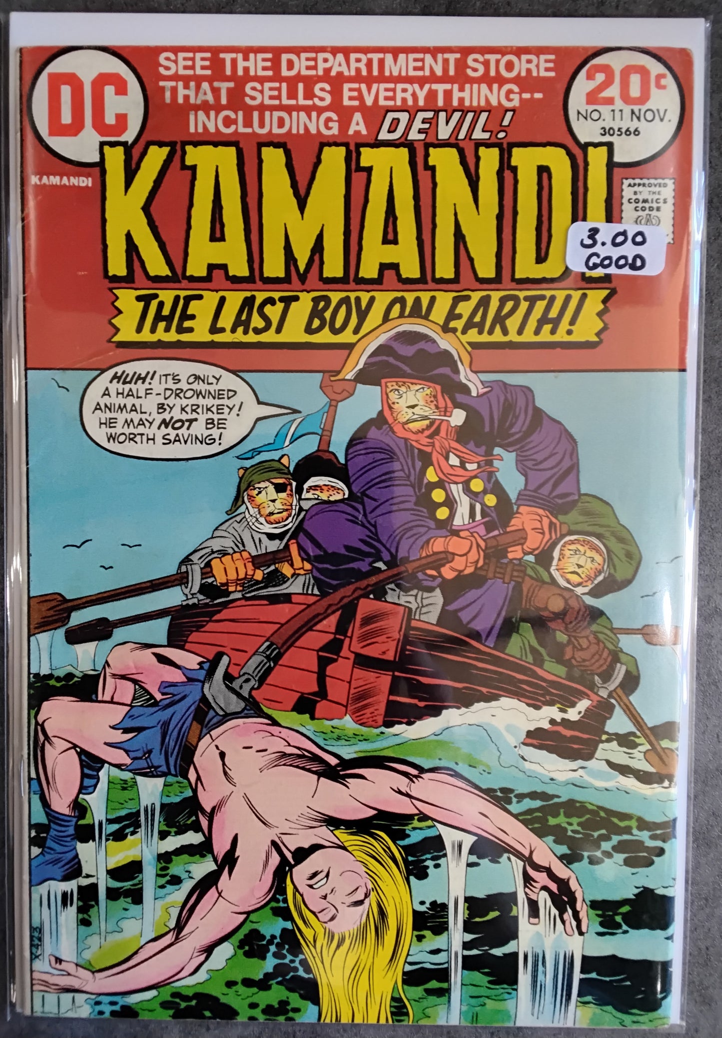 Kamandi, Last Boy On Earth! #11 (Good)