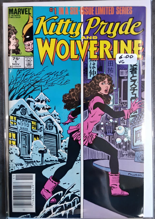 Kitty Pryde Ahd Wolverine #1 Newsstand Edition (VG)