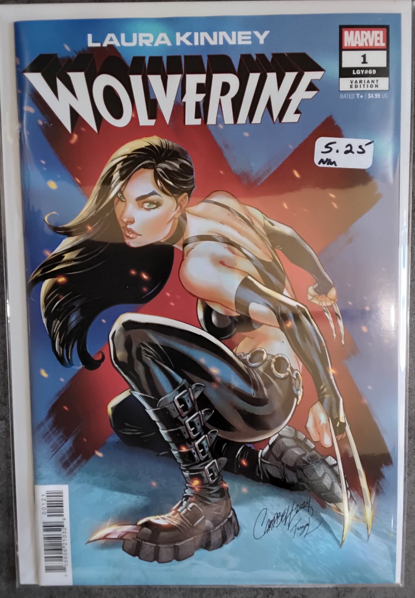 Laura Kinney: Wolverine #1 J. Scott Campbell Variant Cover