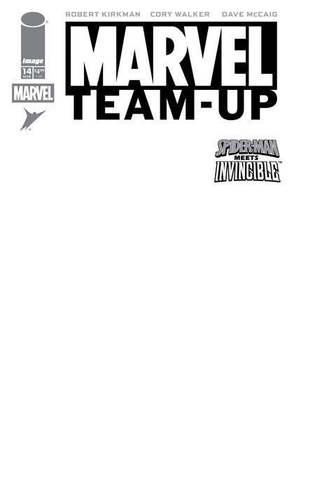MARVEL TEAMUP #14 FACSIMILE EDITION COVER G BLANK SKETCH VARIANT