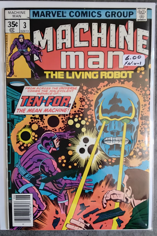 Machine Man Vol 1 #03 Newsstand Edition