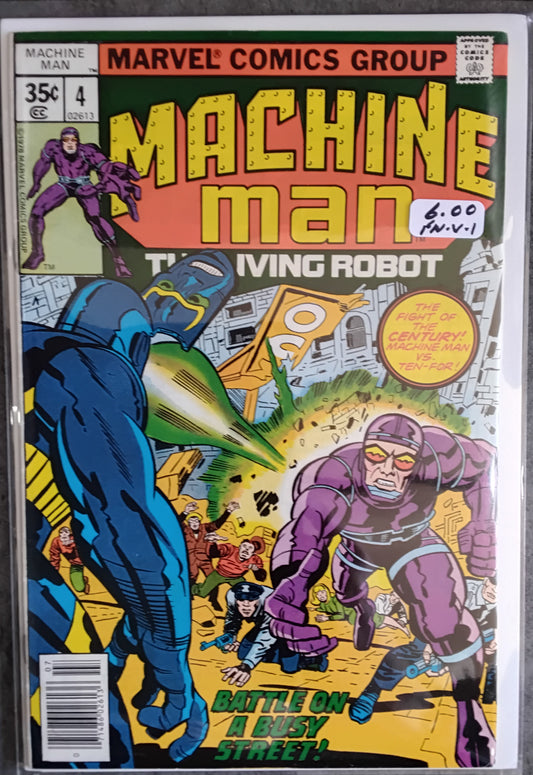 Machine Man Vol 1 #04 Newsstand Edition