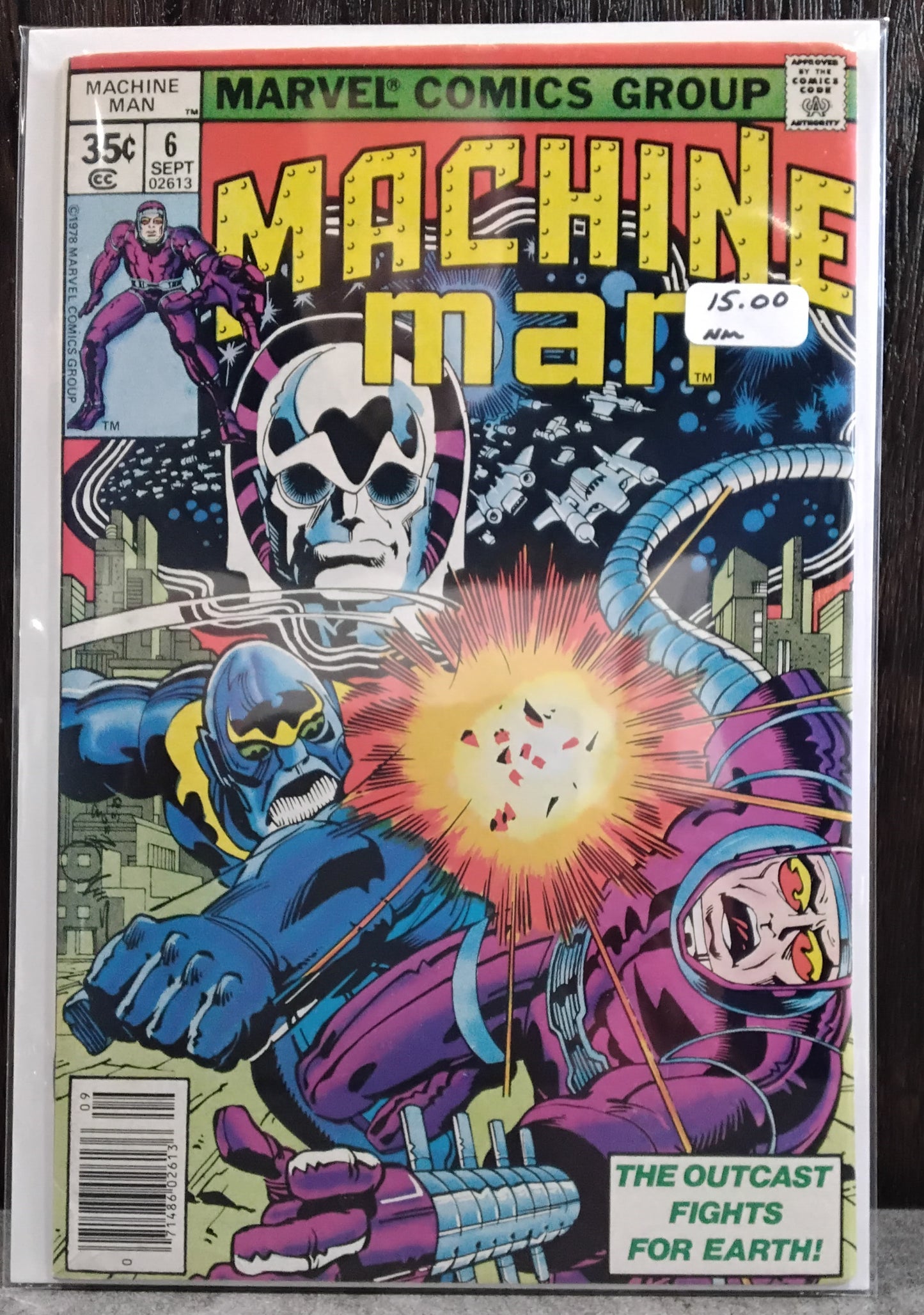 Machine Man Vol 1 #06 Newsstand Edition