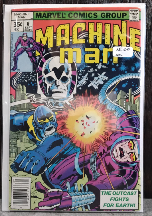 Machine Man Vol 1 #06 Newsstand Edition