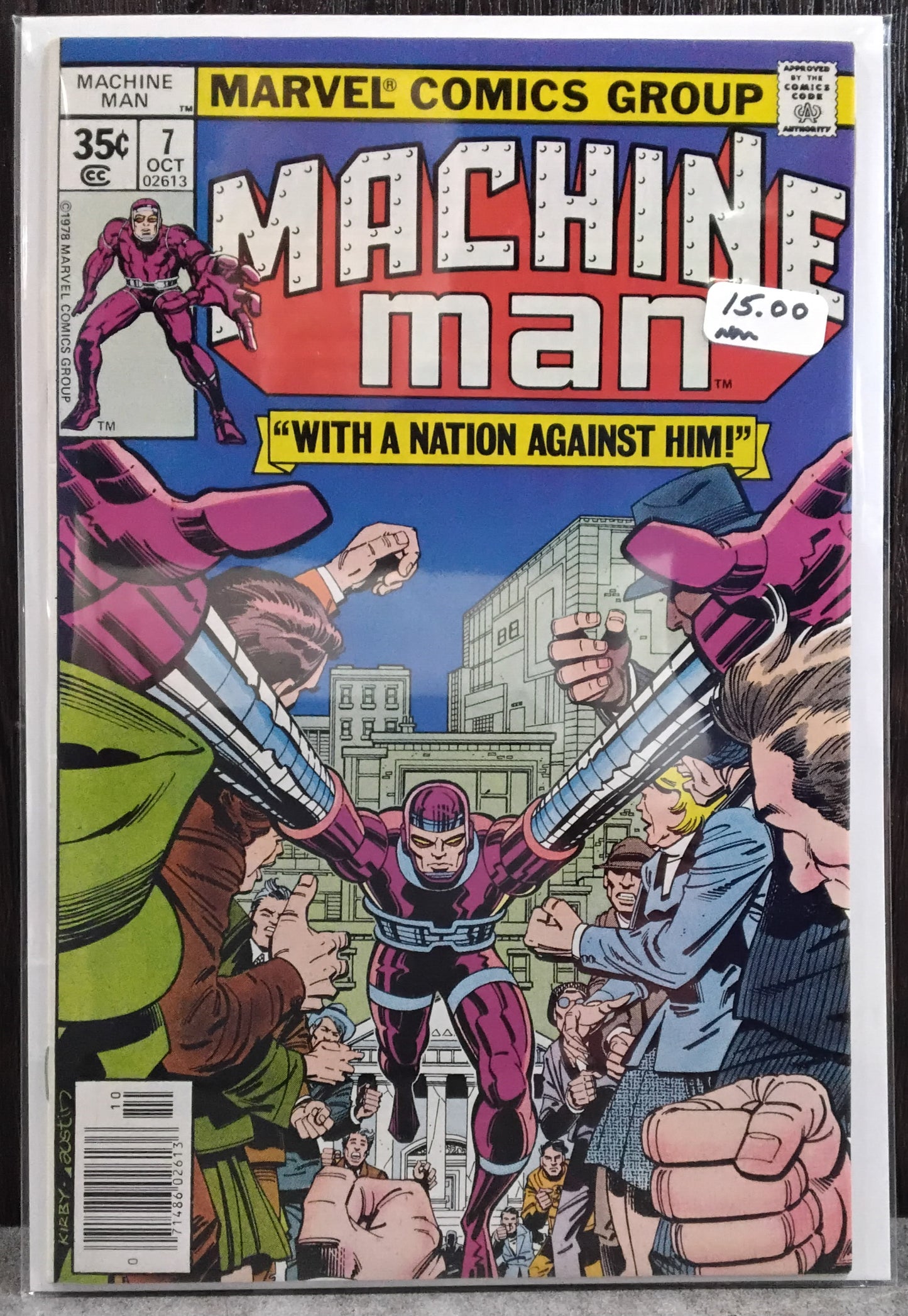 Machine Man Vol 1 #07 Newsstand Edition