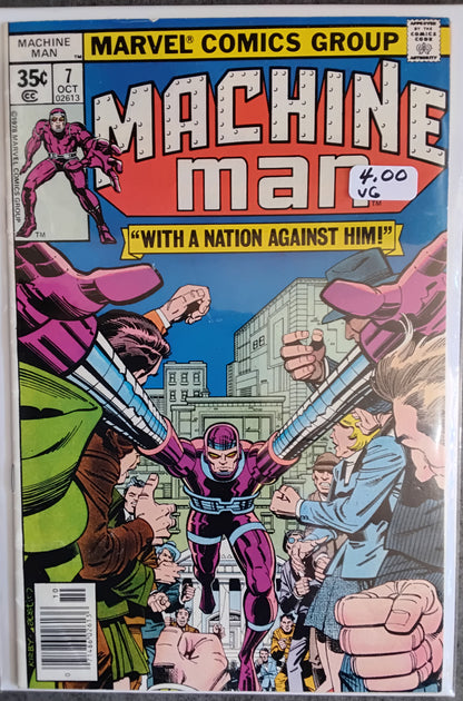 Machine Man Vol 1 #07 Newsstand Edition