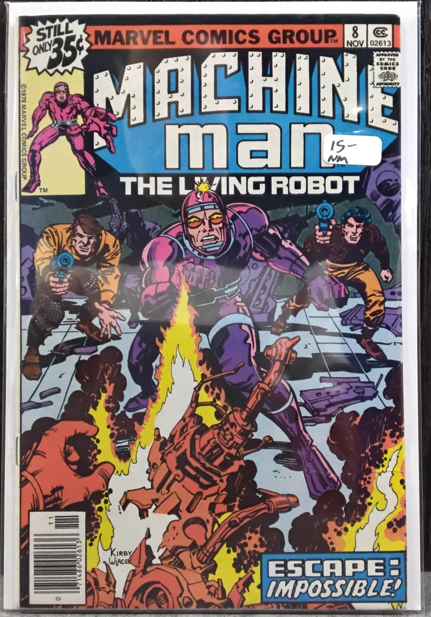 Machine Man Vol 1 #08 Newsstand Edition