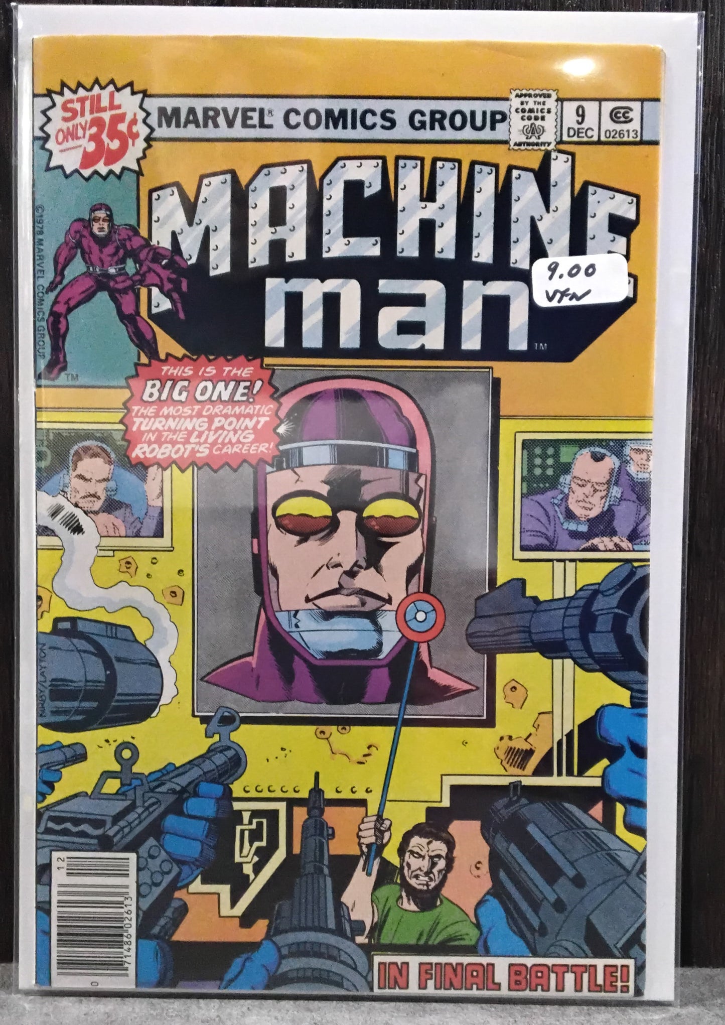 Machine Man Vol 1 #09 Newsstand Edition