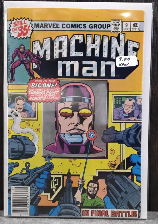 Machine Man Vol 1 #09 Newsstand Edition