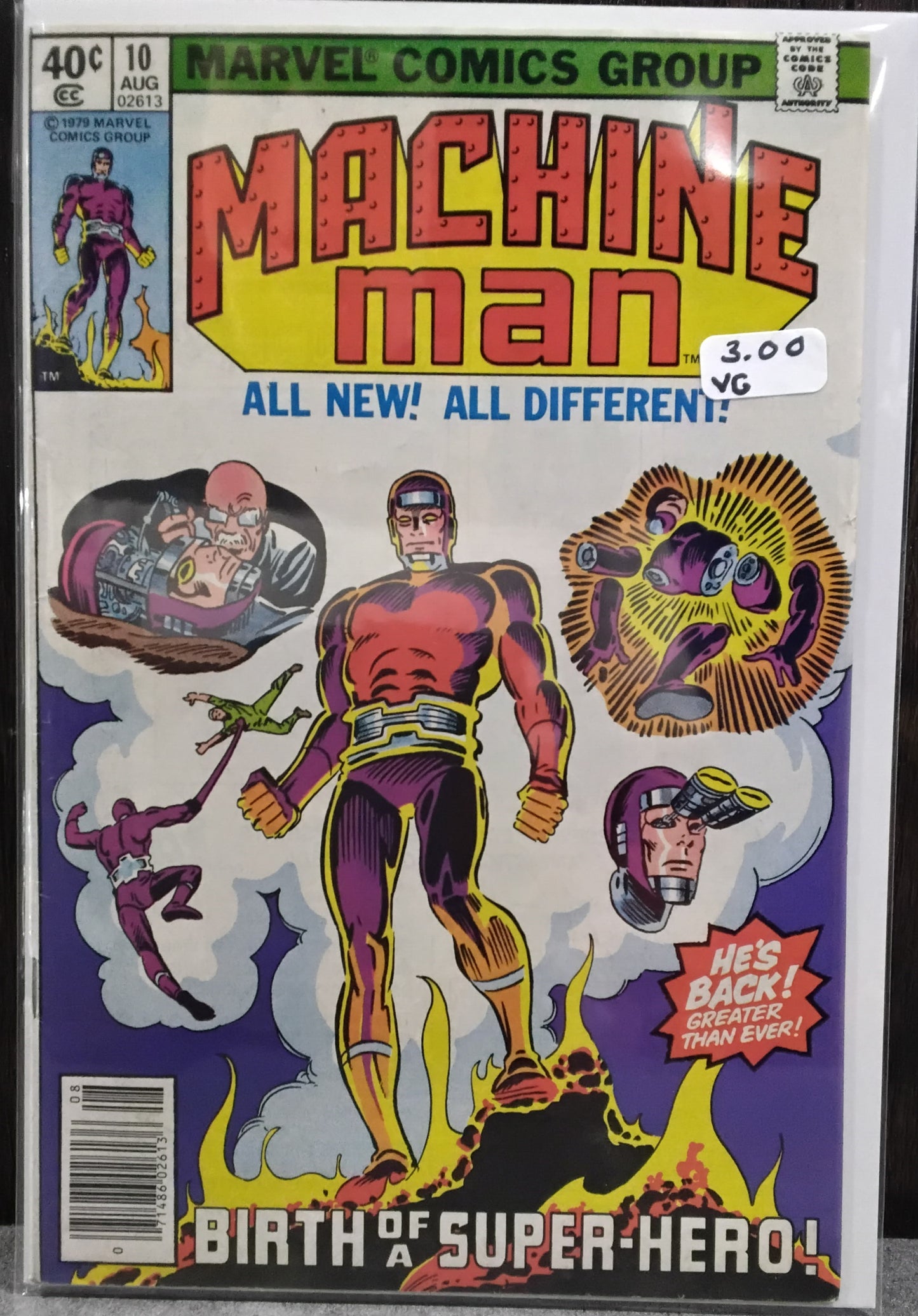 Machine Man Vol 1 #10 Newsstand Edition