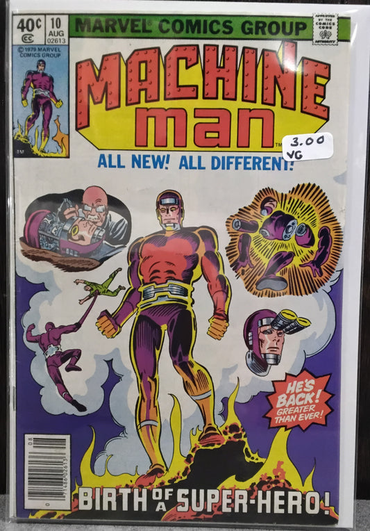 Machine Man Vol 1 #10 Newsstand Edition