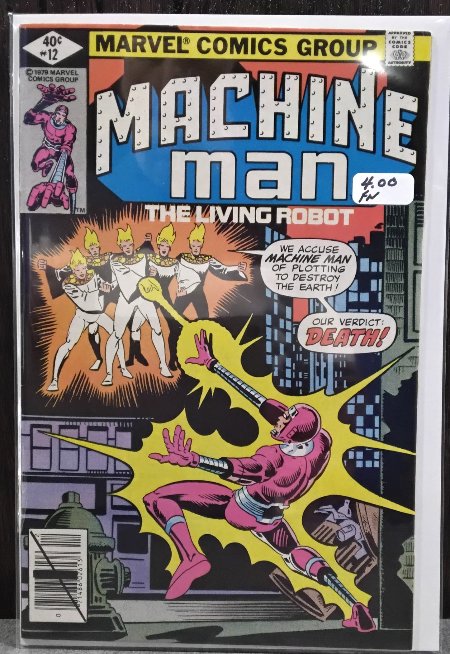 Machine Man Vol 1 #12 Direct Edition