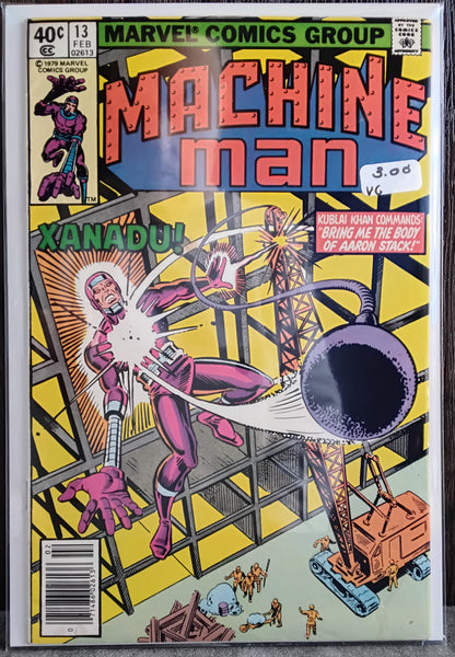 Machine Man Vol 1 #13 Newsstand Edition