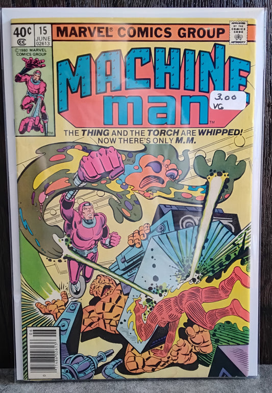 Machine Man Vol 1 #15 Newsstand Edition