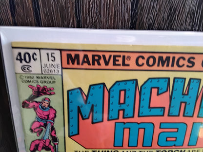 Machine Man Vol 1 #15 Newsstand Edition