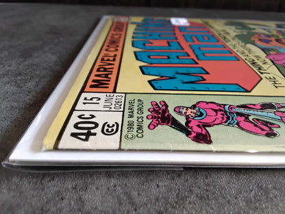 Machine Man Vol 1 #15 Newsstand Edition
