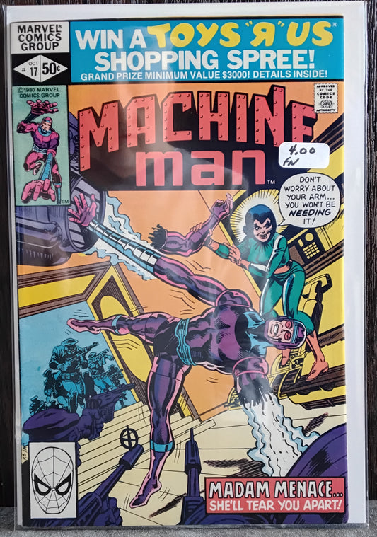 Machine Man Vol 1 #17 Direct Edition