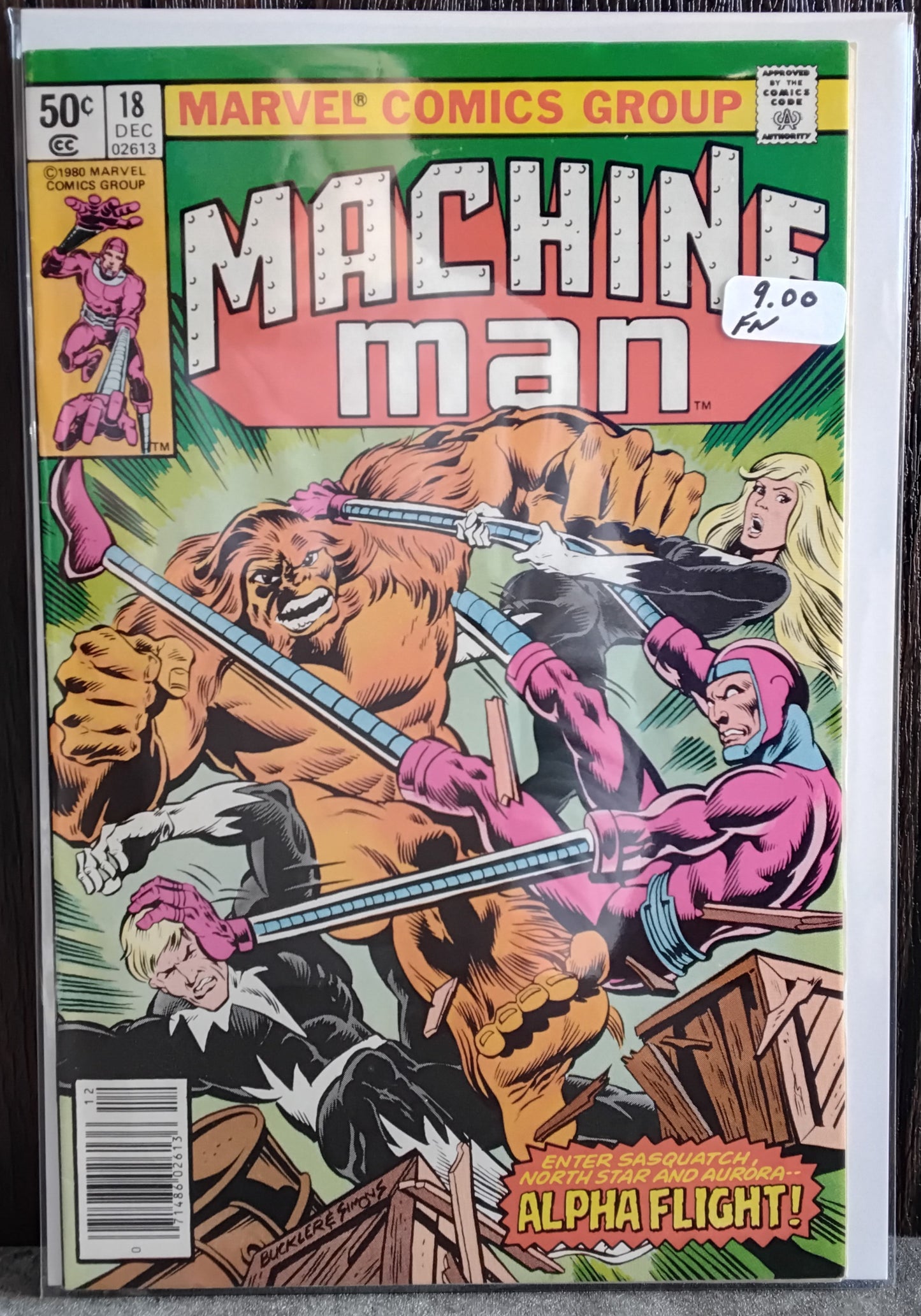 Machine Man Vol 1 #18 Newsstand Edition