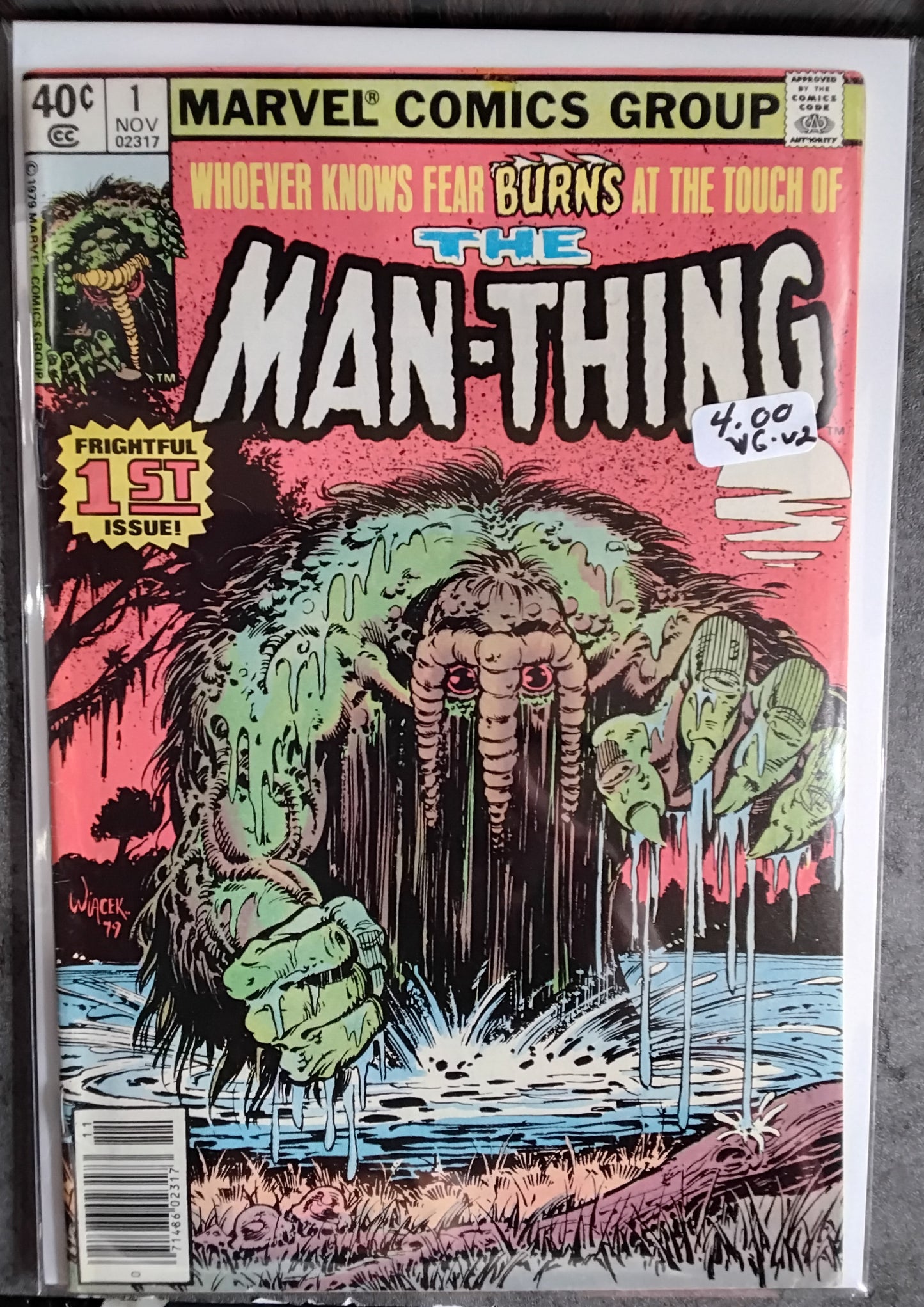 Man-Thing Vol. 2 #01 Newsstand Edition
