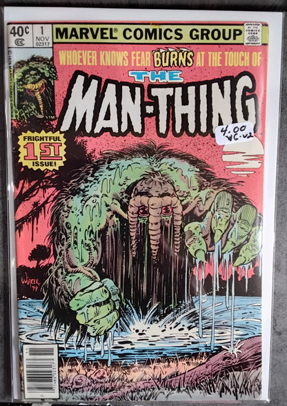 Man-Thing Vol. 2 #01 Newsstand Edition