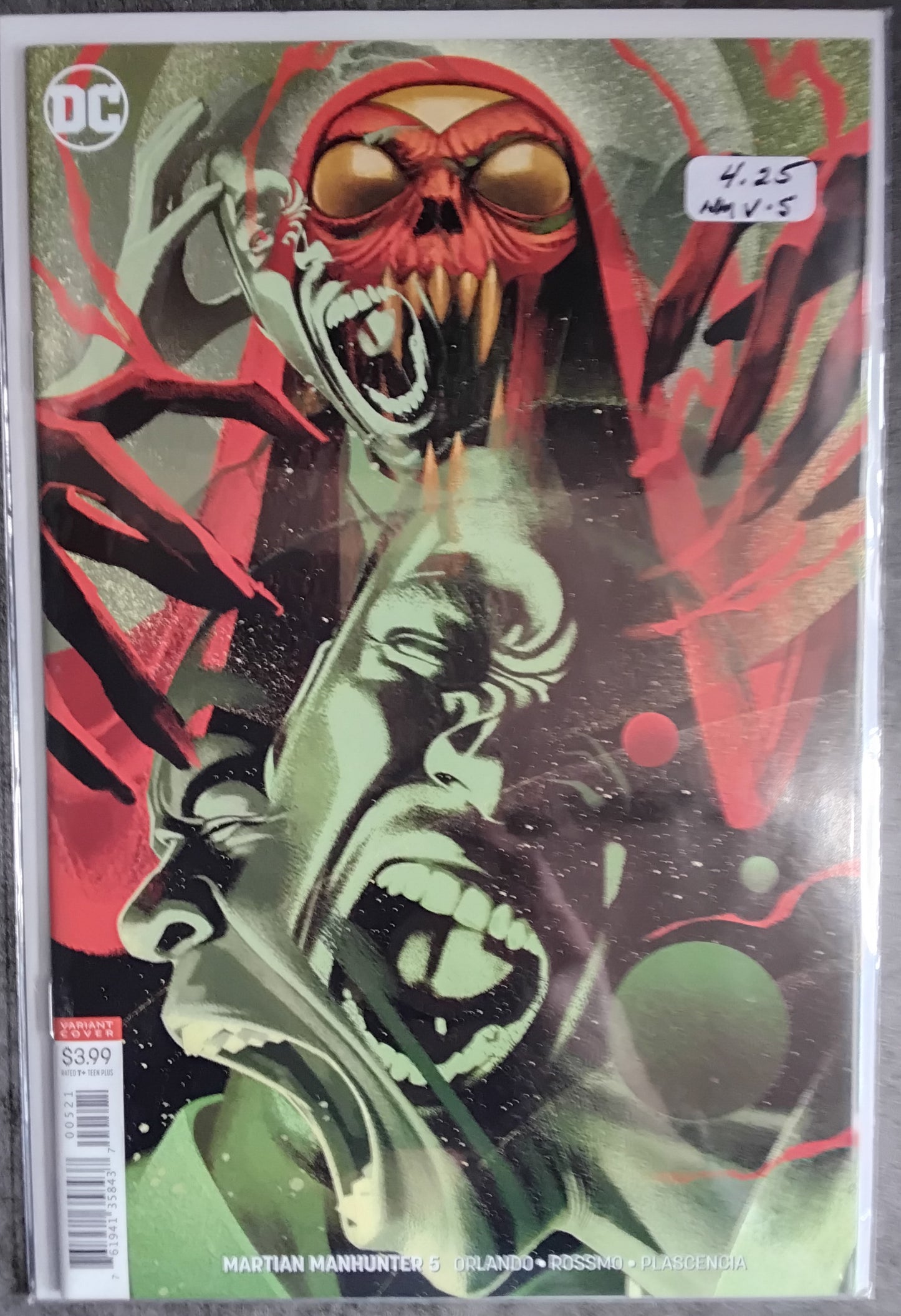 Martian Manhunter Vol 5 #05 Joshua Middleton Variant Cover
