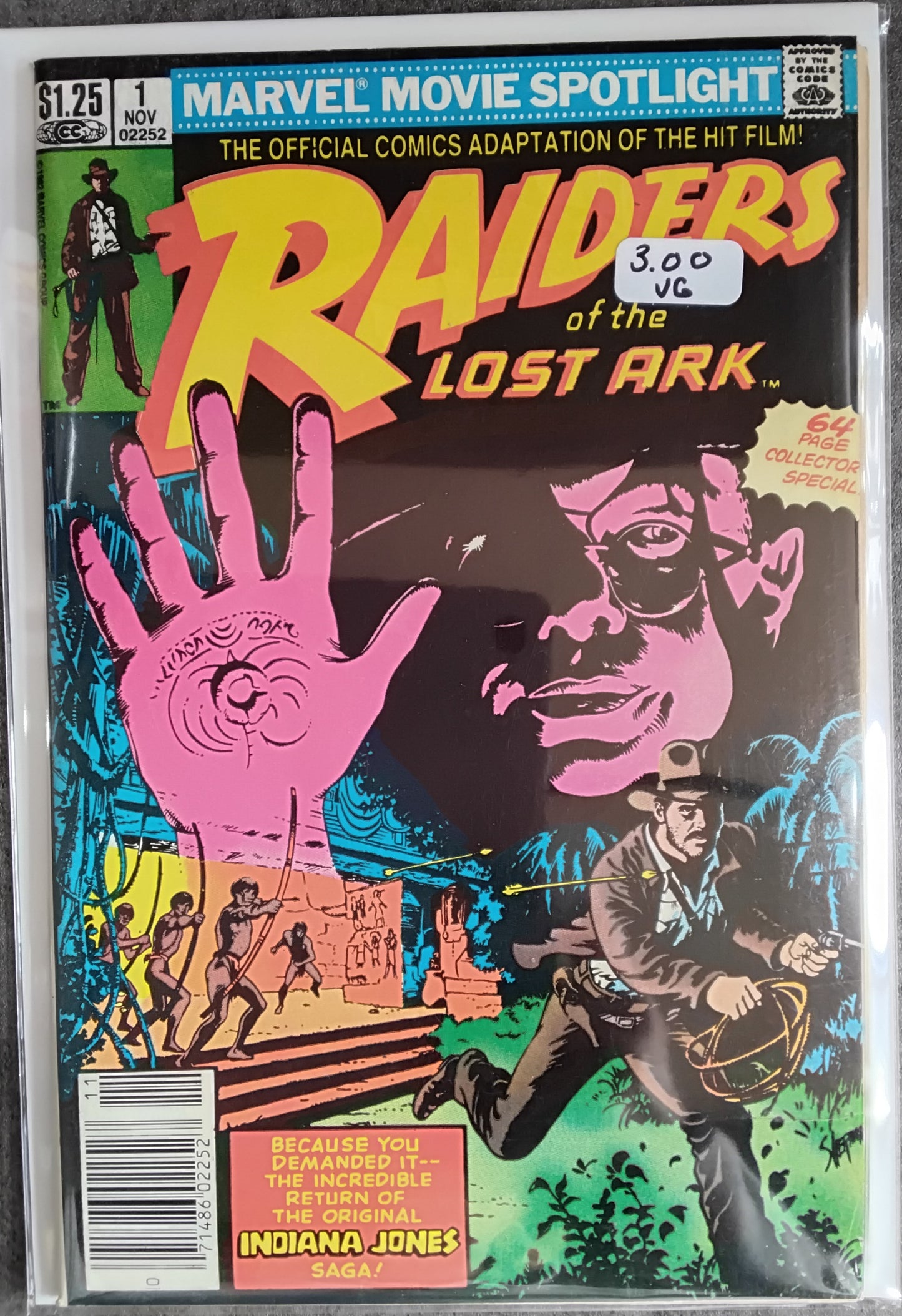 Marvel Movie Showcase - Raiders Of The Lost Ark #1 Newsstand Edition