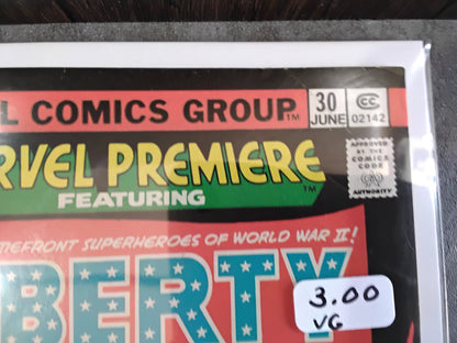 Marvel Premiere #30 Newsstand Edition