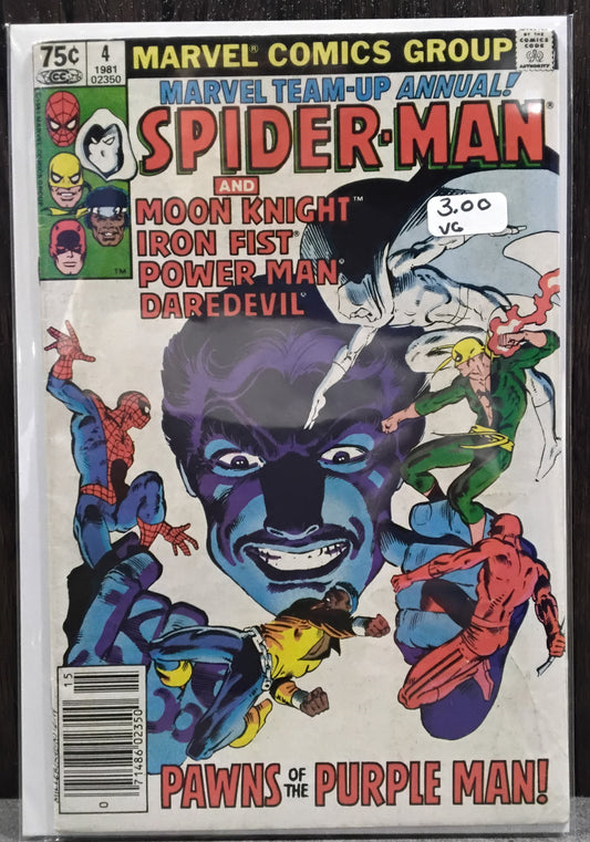 Marvel Team-Up Vol 1 Annual #4 Newsstand Edition