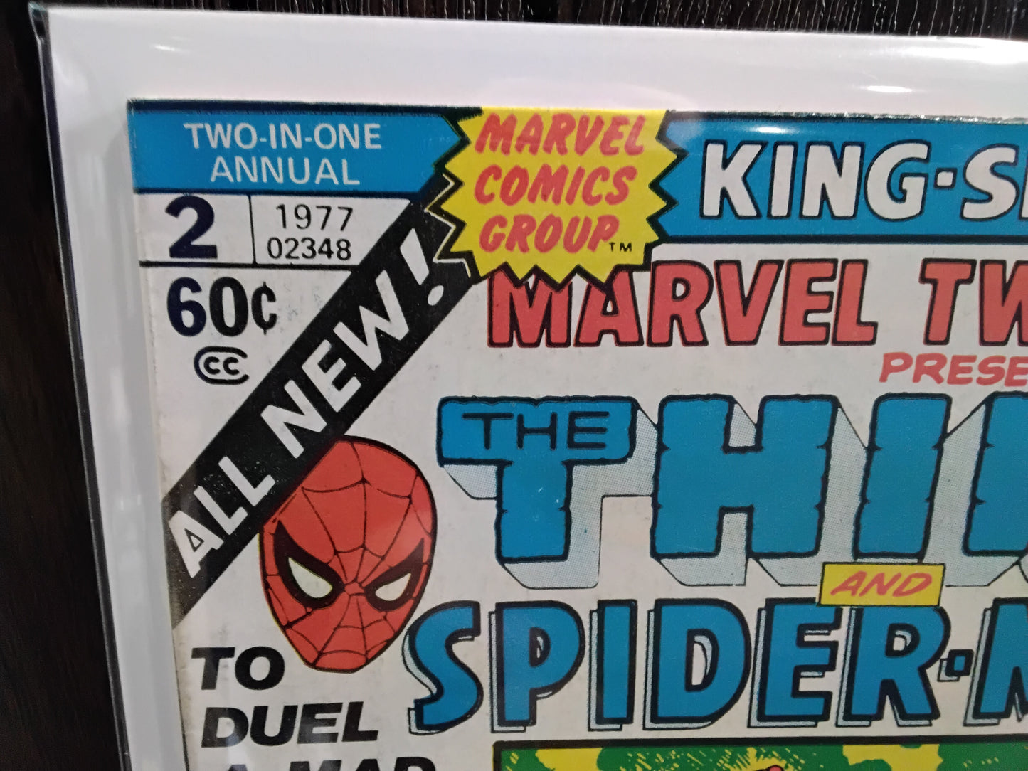 Marvel Two-In-One Vol 1 Annual #2 Newsstand Edition