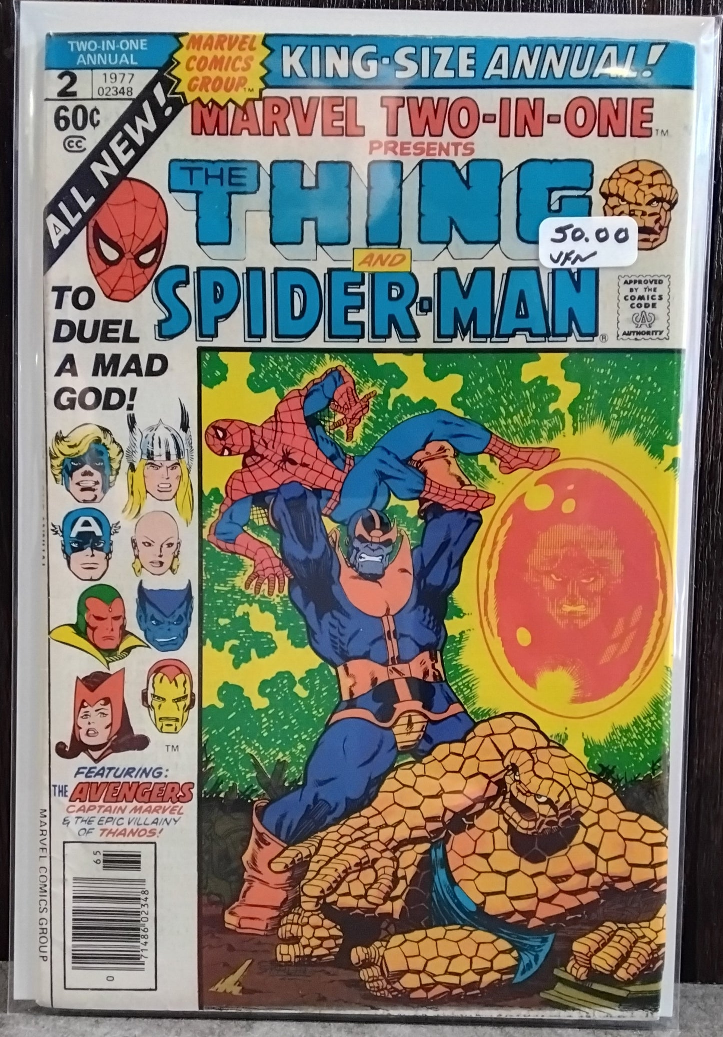 Marvel Two-In-One Vol 1 Annual #2 Newsstand Edition