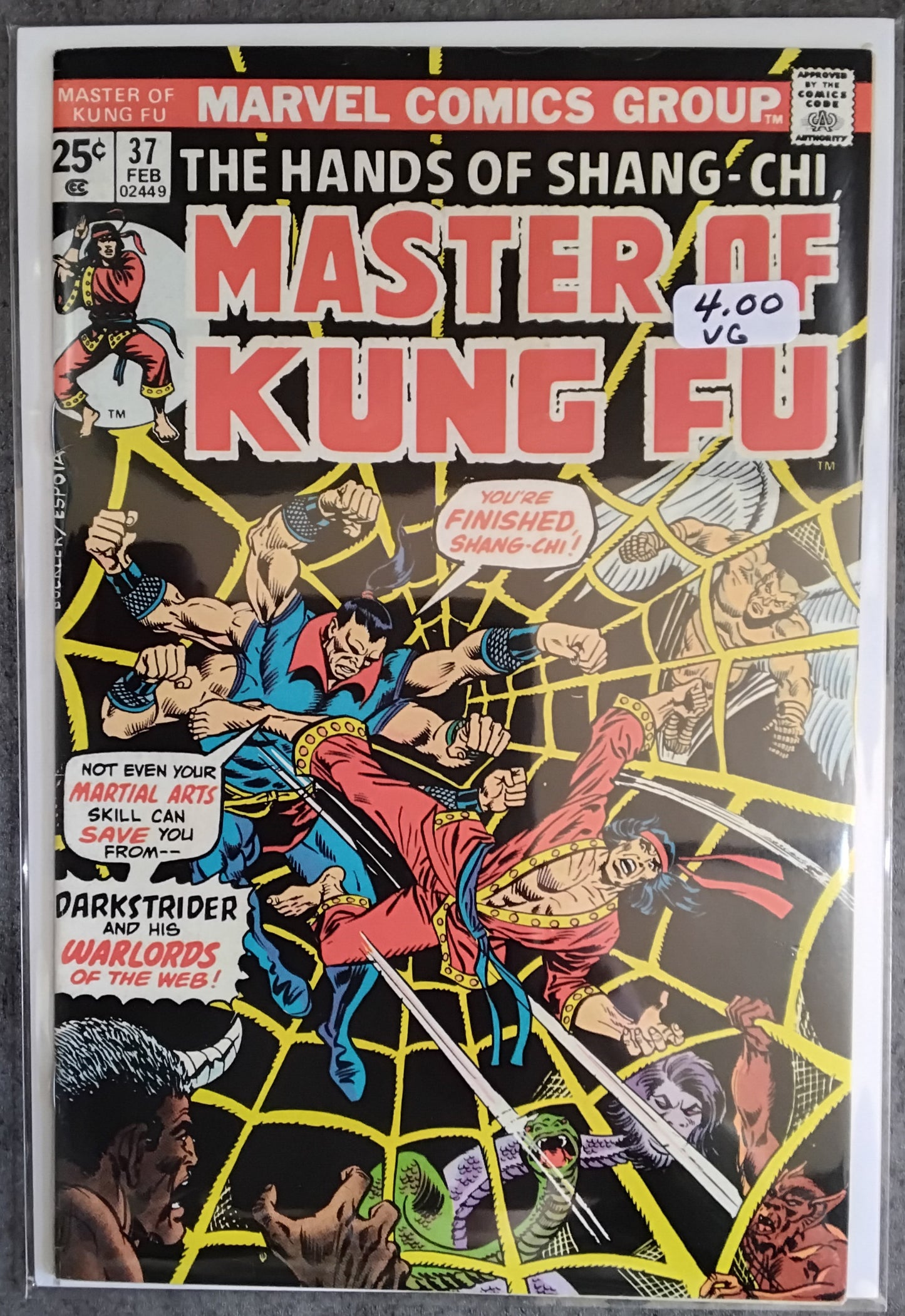 Master Of Kung-Fu Vol 1 #037