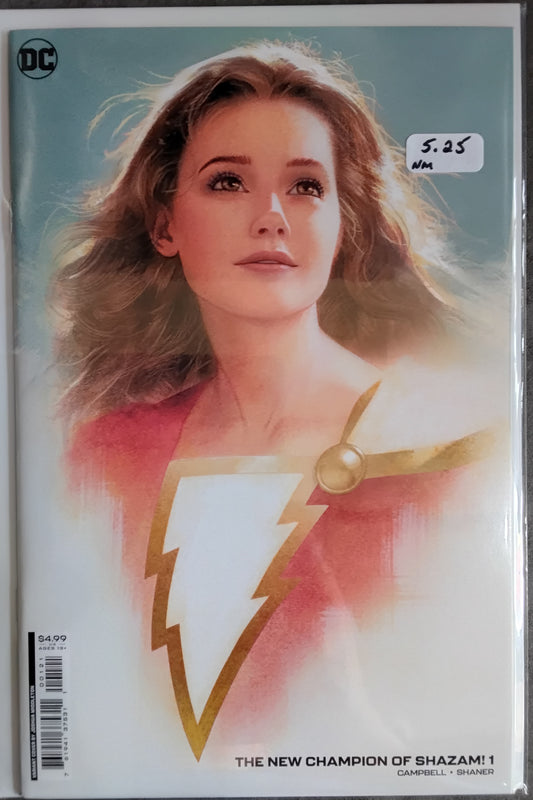 New Champion Of Shazam! #1 Joshua Middleton Card Stock Variant Cover