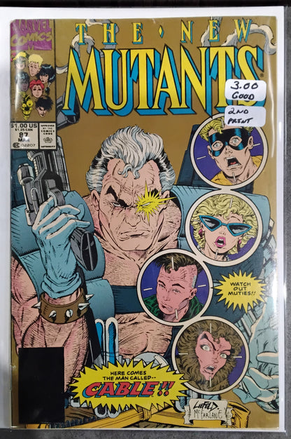 New Mutants Vol 1 #087 2nd Print
