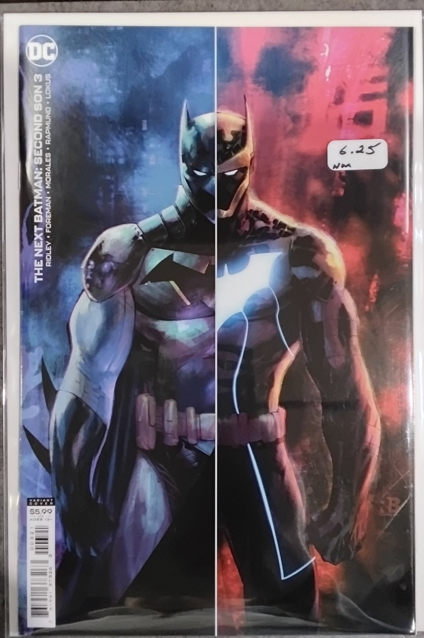 Next Batman: Second Son #3 Ryan Benjamin Card Stock Variant Cover