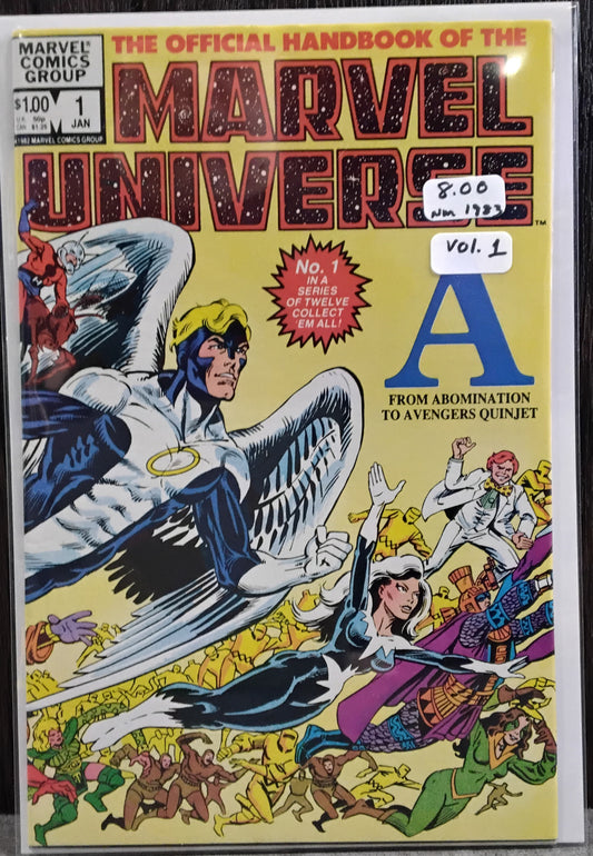 Official Handbook Of The Marvel Universe Vol 1 #01