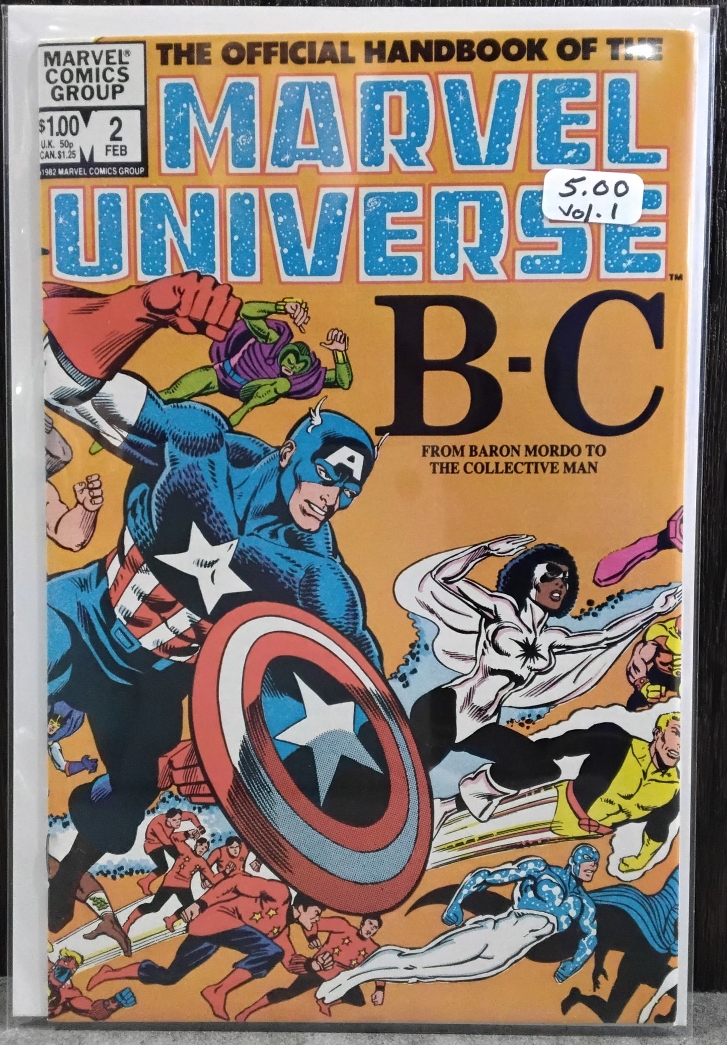 Official Handbook Of The Marvel Universe Vol 1 #02