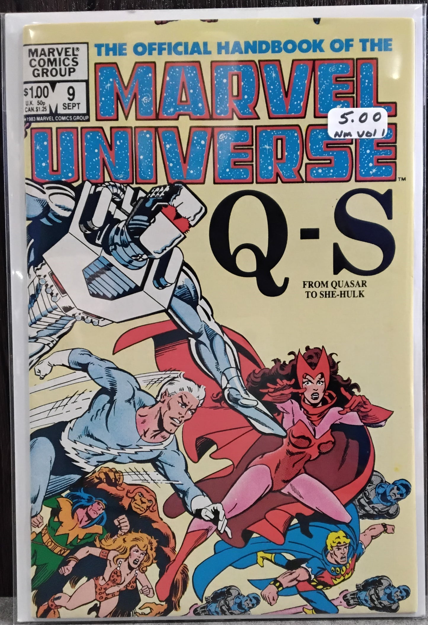 Official Handbook Of The Marvel Universe Vol 1 #09