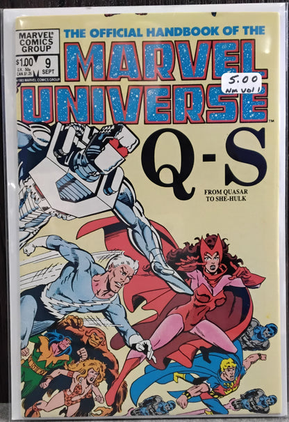 Official Handbook Of The Marvel Universe Vol 1 #09