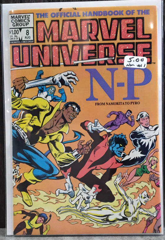 Official Handbook Of The Marvel Universe Vol 1 #08