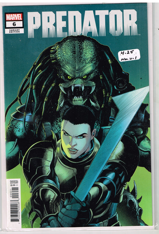 Predator Vol 1 #6 Carlos Magno Variant Cover