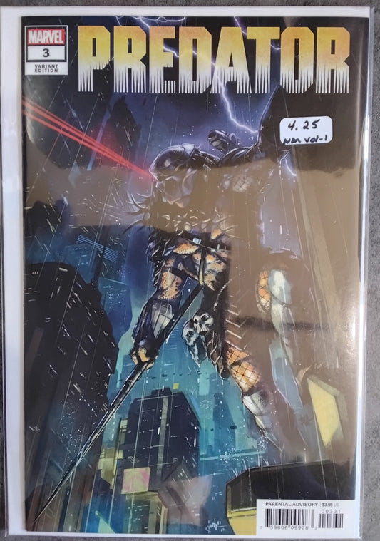 Predator Vol 1 #3 Ben Harvey Variant Cover